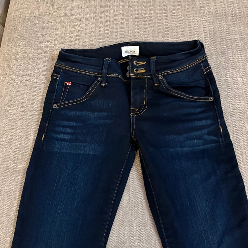 Hudson jeans.  Dark wash, size 25.  Almost new.